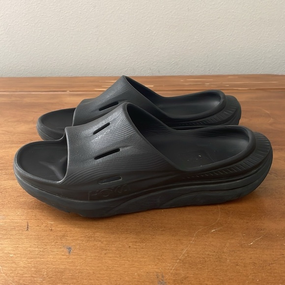 Hoka Black Slide Sandals Size 8 main image 14